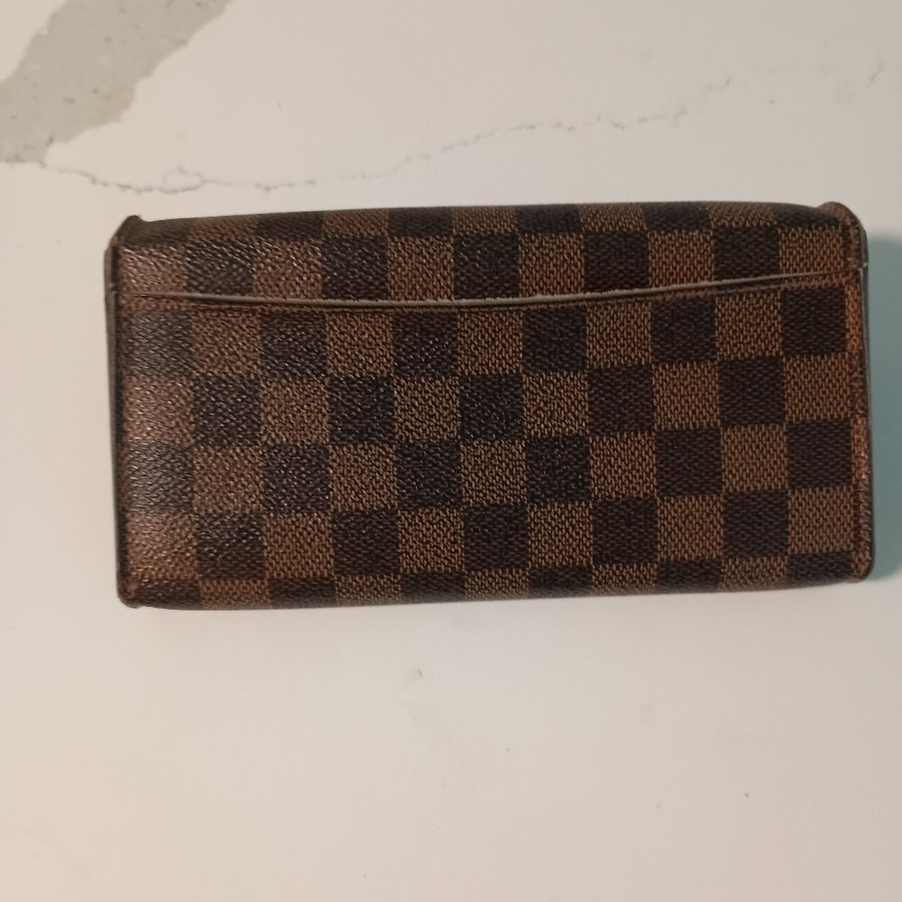 Authentic Louis Vuitton Damier Ebene Josephine Long Bifold Wallet - Picture 2 of 14